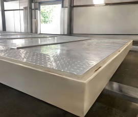 PANEL NỀN VỎ BĂNG CHUYỀN CẤP ĐÔNG IQF