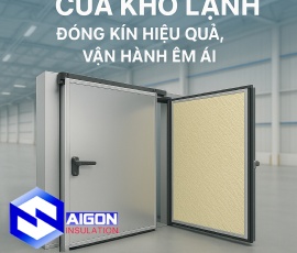 Cửa bản lề kho lạnh 3